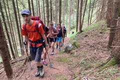 Aufstieg auf dem Forstbegangsteig