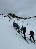 Die Gruppe im Aufstieg zum Weißkopfkogel; Foto: Christian Thiel