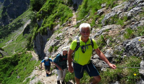 Artikelbild zu Artikel Bergtour Dopplersteig – Zeppezauer Haus (1.663 m), Sonntag, 17. Juli 2022