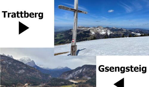 Artikelbild zu Artikel Gsengsteig/Unken und Skitour/Trattberg